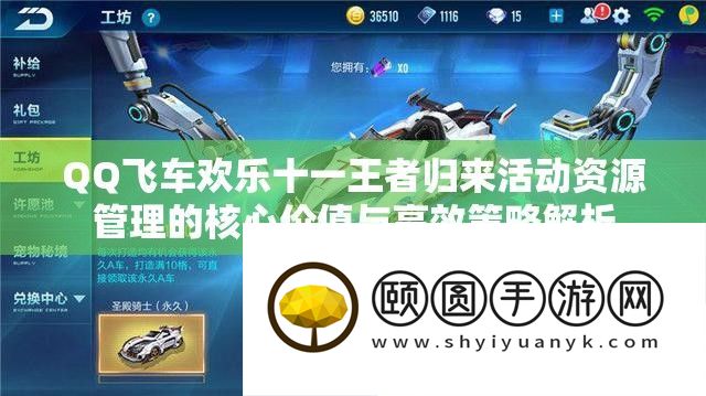 QQ飞车欢乐十一王者归来活动资源管理的核心价值与高效策略解析
